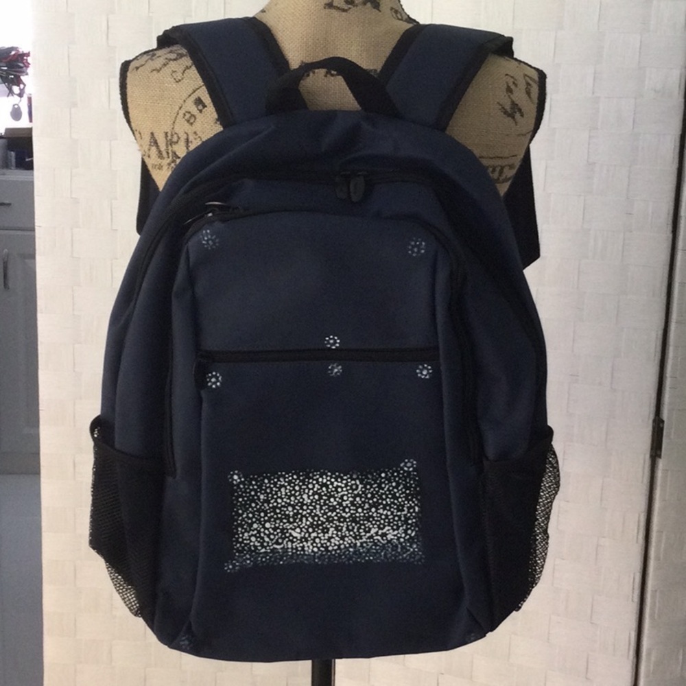 Navy Blue Backpack NWOT